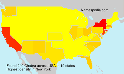 Surname Chabra in USA Surname Chabra in USA