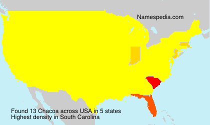 Surname Chacoa in USA Surname Chacoa in USA