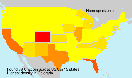Surname Chacom in USA Surname Chacom in USA