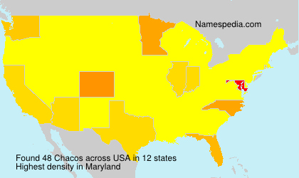 Surname Chacos in USA Surname Chacos in USA
