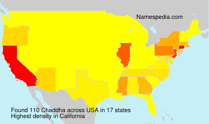 Surname Chaddha in USA Surname Chaddha in USA
