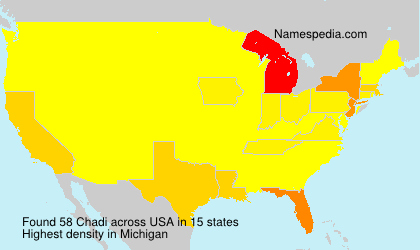 Surname Chadi in USA Surname Chadi in USA