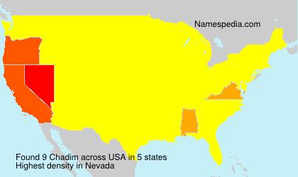 Surname Chadim in USA Surname Chadim in USA