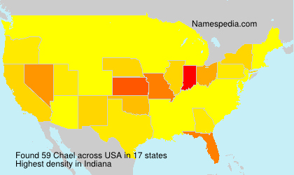 Surname Chael in USA