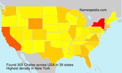 Surname Chafee in USA Surname Chafee in USA