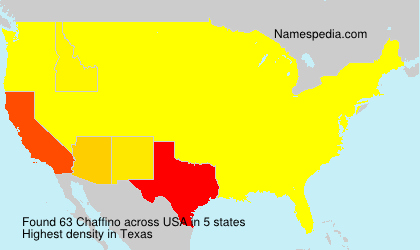 Surname Chaffino in USA Surname Chaffino in USA