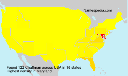 Surname Chaffman in USA Surname Chaffman in USA