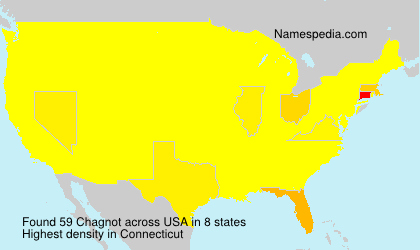 Surname Chagnot in USA Surname Chagnot in USA