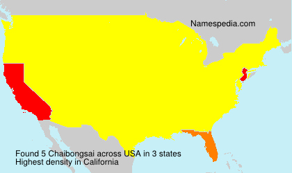 Surname Chaibongsai in USA Surname Chaibongsai in USA