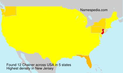 Surname Chainer in USA Surname Chainer in USA