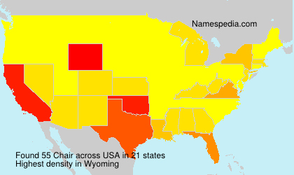 Surname Chair in USA Surname Chair in USA