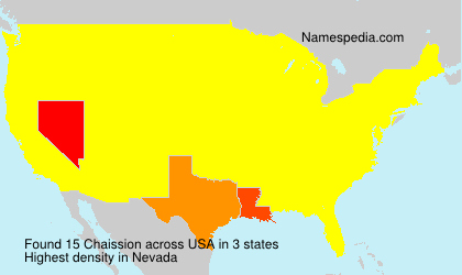 Surname Chaission in USA Surname Chaission in USA