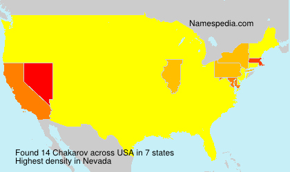 Surname Chakarov in USA Surname Chakarov in USA