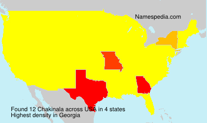 Surname Chakinala in USA Surname Chakinala in USA