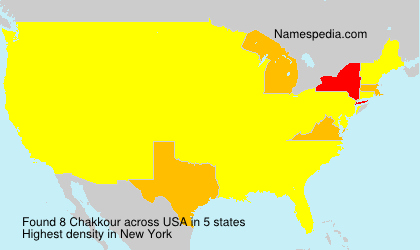 Surname Chakkour in USA Surname Chakkour in USA