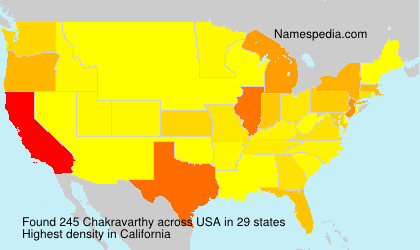 Surname Chakravarthy in USA Surname Chakravarthy in USA