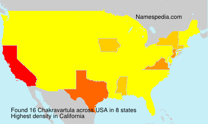 Surname Chakravartula in USA Surname Chakravartula in USA