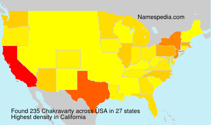 Surname Chakravarty in USA Surname Chakravarty in USA