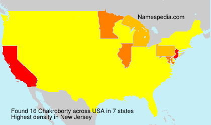Surname Chakroborty in USA Surname Chakroborty in USA