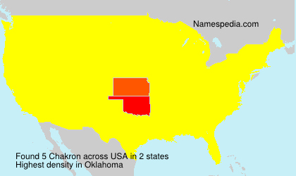 Surname Chakron in USA Surname Chakron in USA