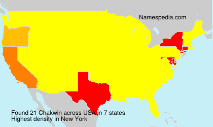 Surname Chakwin in USA Surname Chakwin in USA