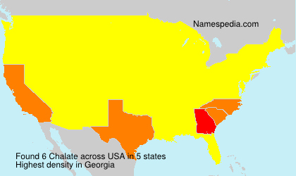 Surname Chalate in USA Surname Chalate in USA