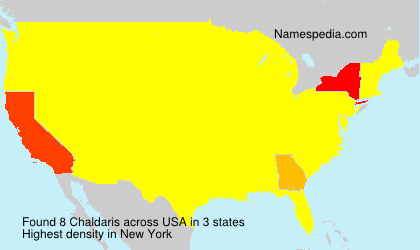 Surname Chaldaris in USA Surname Chaldaris in USA