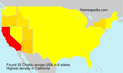 Surname Chaldu in USA Surname Chaldu in USA