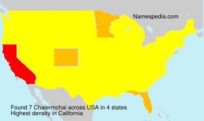 Surname Chalermchai in USA Surname Chalermchai in USA