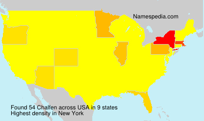 Surname Chalfen in USA Surname Chalfen in USA