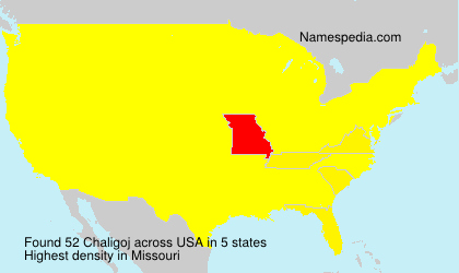 Surname Chaligoj in USA Surname Chaligoj in USA