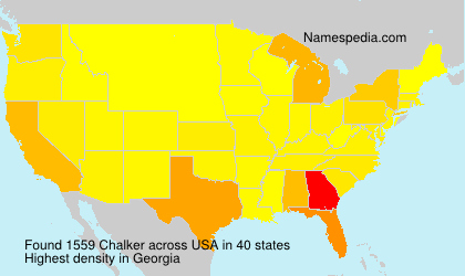 Surname Chalker in USA Surname Chalker in USA
