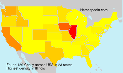 Surname Chally in USA Surname Chally in USA