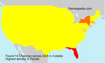Surname Chalonec in USA Surname Chalonec in USA