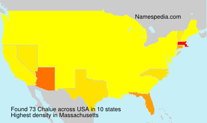 Surname Chalue in USA Surname Chalue in USA