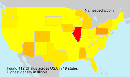 Surname Chalus in USA Surname Chalus in USA