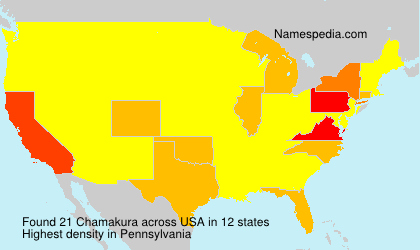 Surname Chamakura in USA Surname Chamakura in USA