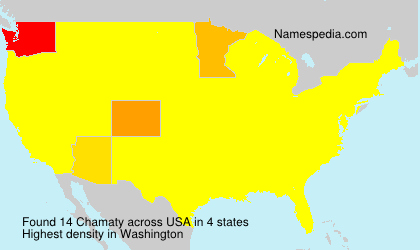 Surname Chamaty in USA Surname Chamaty in USA
