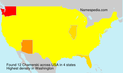 Surname Chamerski in USA Surname Chamerski in USA