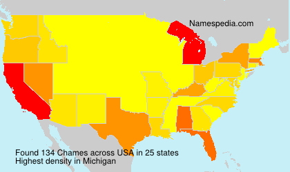 Surname Chames in USA Surname Chames in USA