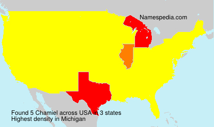 Surname Chamiel in USA Surname Chamiel in USA