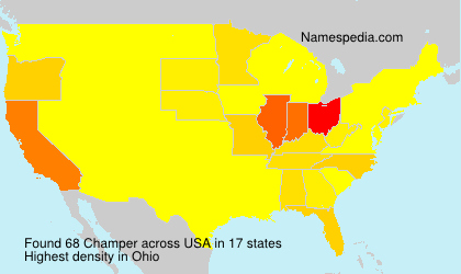 Surname Champer in USA Surname Champer in USA