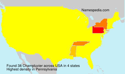 Surname Champluvier in USA Surname Champluvier in USA