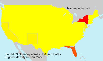 Surname Chancay in USA Surname Chancay in USA