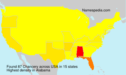 Surname Chancery in USA Surname Chancery in USA