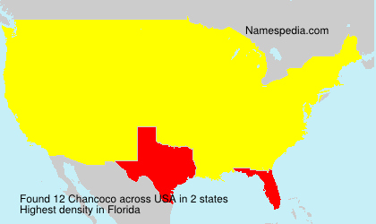 Surname Chancoco in USA Surname Chancoco in USA