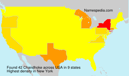 Surname Chandhoke in USA