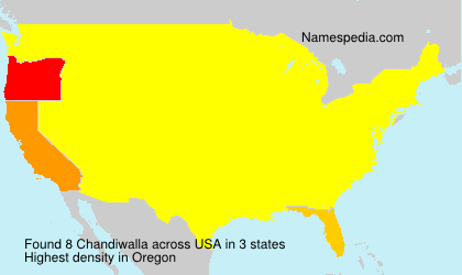 Surname Chandiwalla in USA Surname Chandiwalla in USA