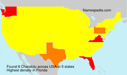 Surname Chandolu in USA Surname Chandolu in USA