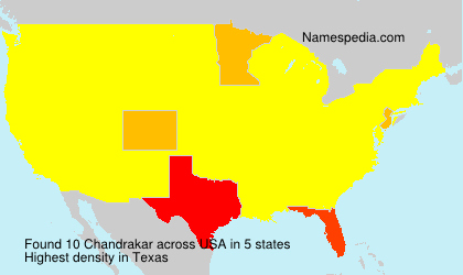 Surname Chandrakar in USA Surname Chandrakar in USA